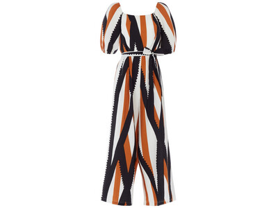 White, Black & Mustard Dandy Jumpsuit White, Black & Mustard Dandy Jumpsuit