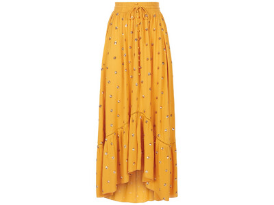 Mustard Breathless Trance Waves Skirt Mustard Breathless Trance Waves Skirt