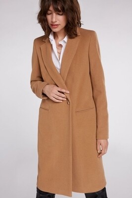 Toasted Coconut Italian Wool Cashmere Blend Coat Toasted Coconut Italian Wool Cashmere Blend Coat