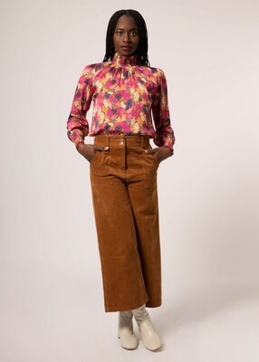 Rust Prunella Trousers