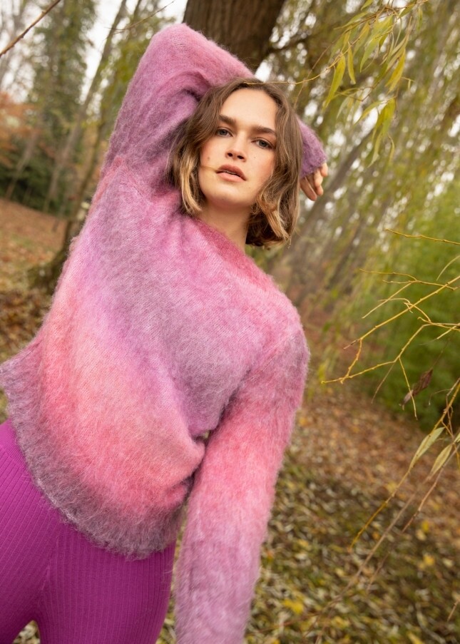 Noelia Pink Multi Knit