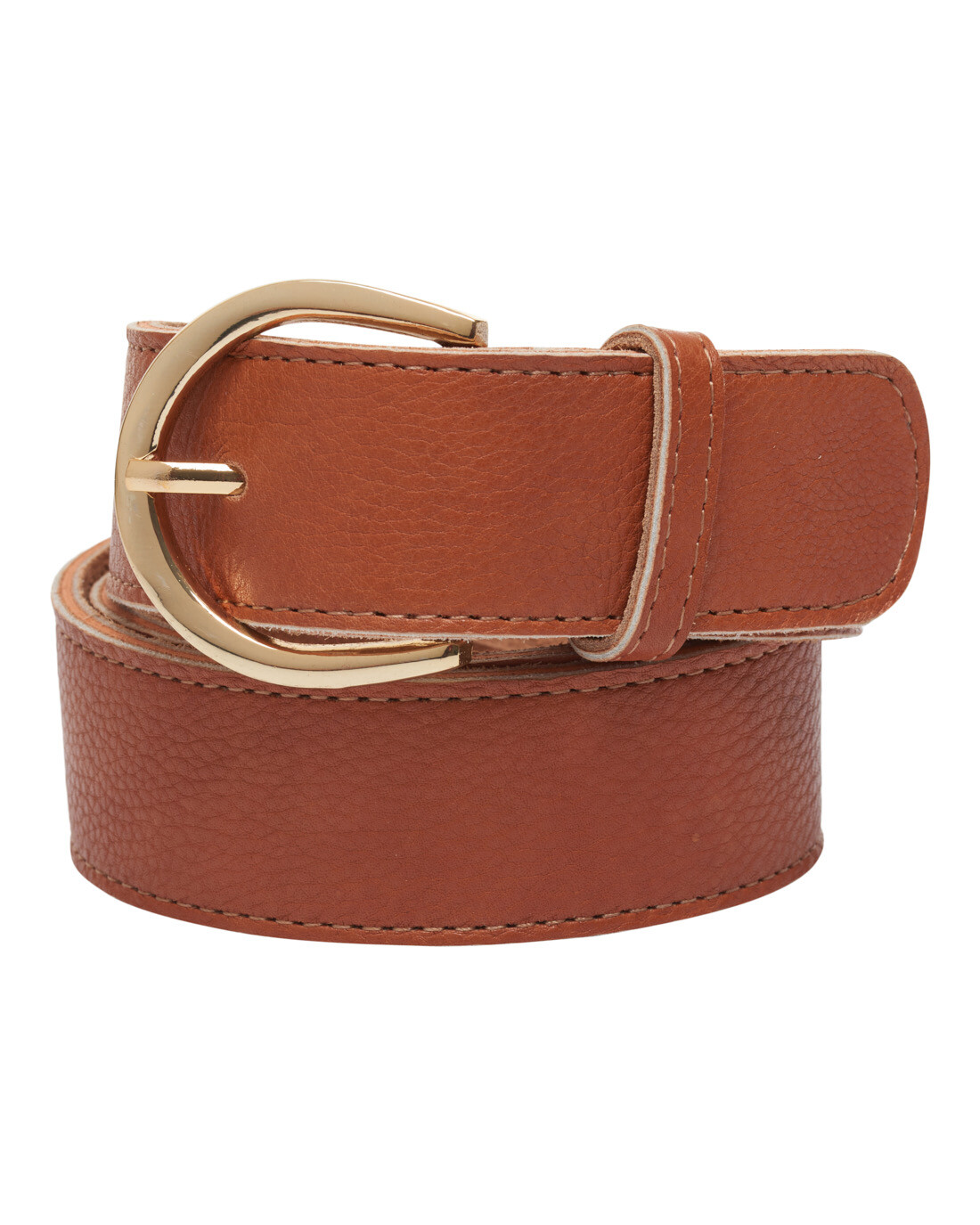 Anni Tan Leather Belt