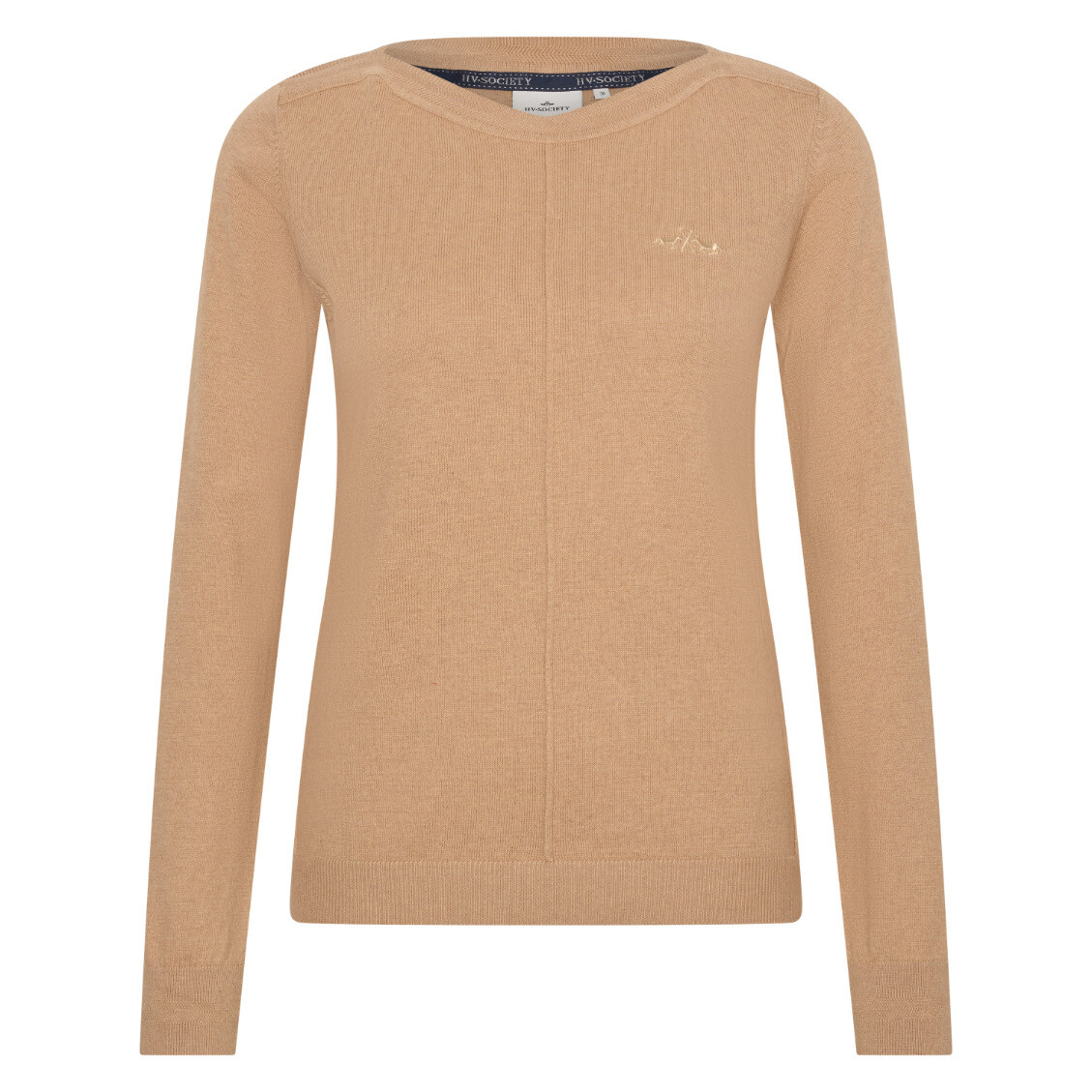 Vana Camel Knitted Sweater