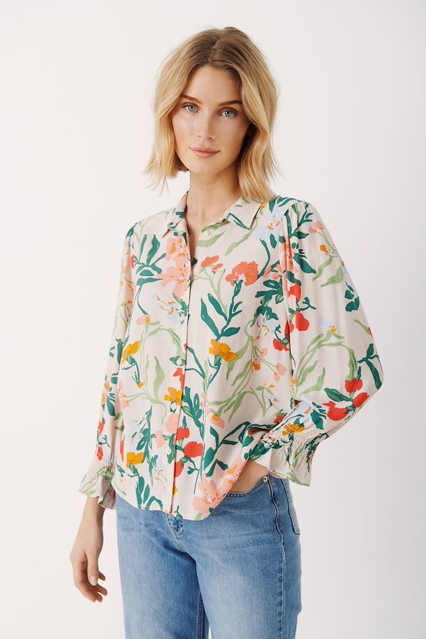 Nevin Floral Shirt With Long Sleeves