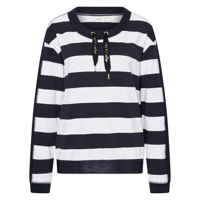 Rigida Navy And White Striped Sweater