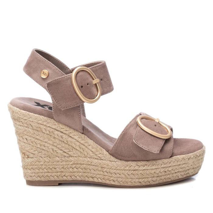141062 Taupe Suede Wedge