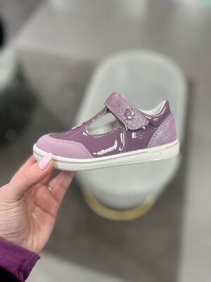 Mandy Purple Patent T Bar Shoe