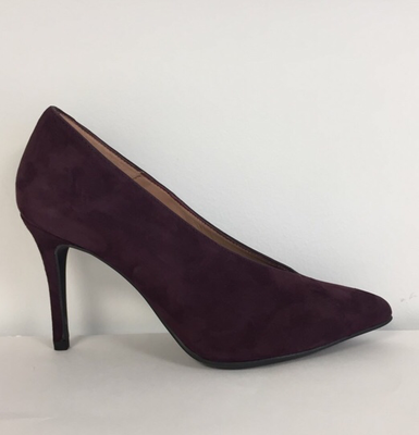 Marian - 3701 - Plum Suede Court Shoe