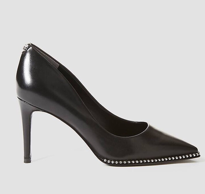 Braston Leather Court Shoe Black Braston Leather Court Shoe Black
