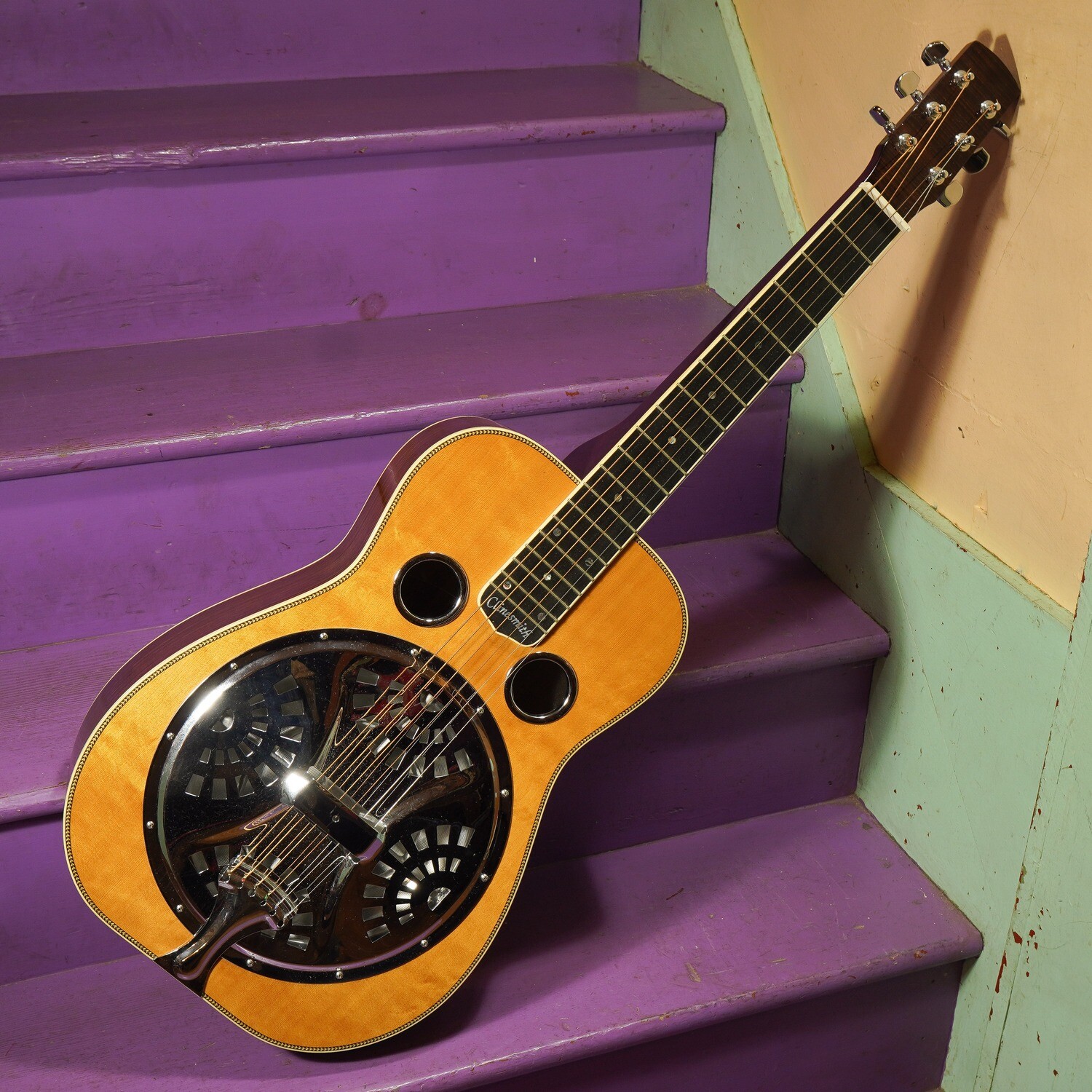 2009 Clinesmith Spruce/Rosewood Dobro-Style Resonator Guitar