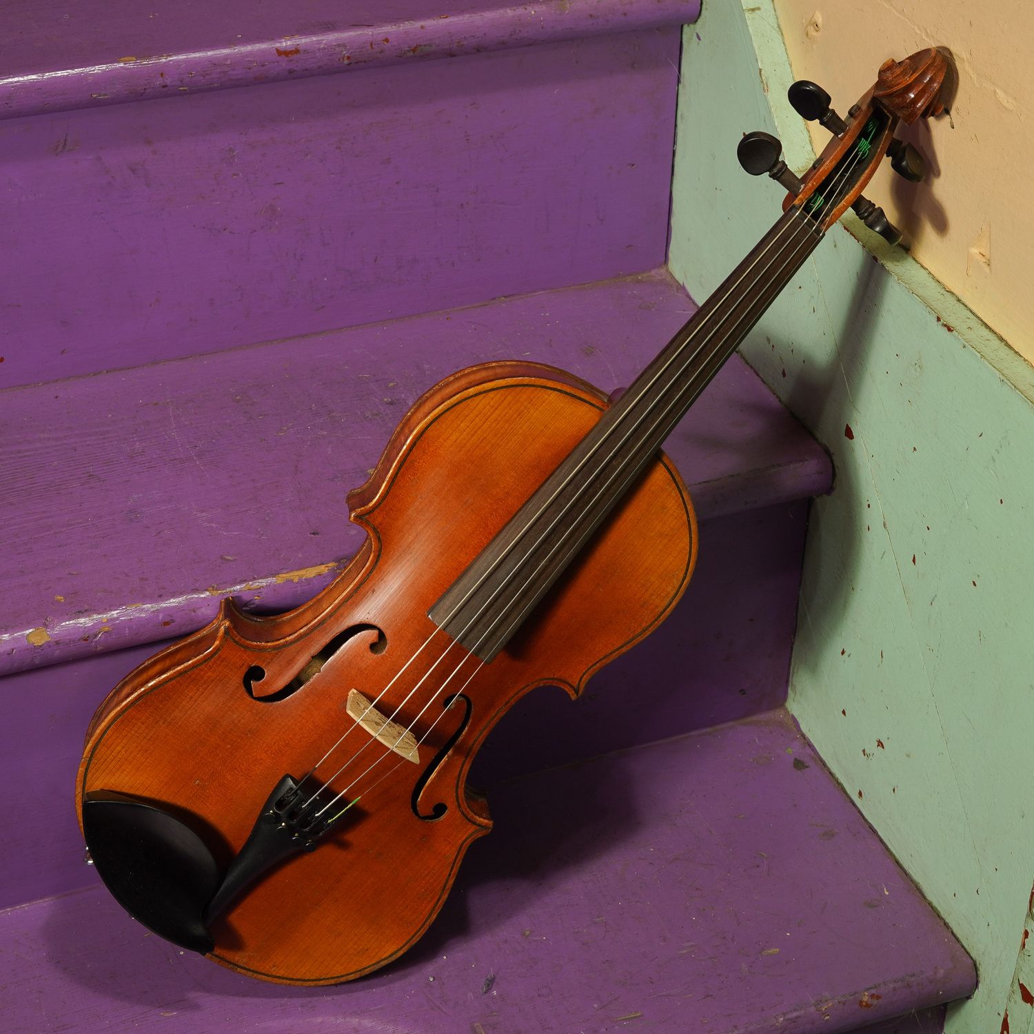 1920s German-Made Unmarked 4/4 &quot;Red&quot; Violin