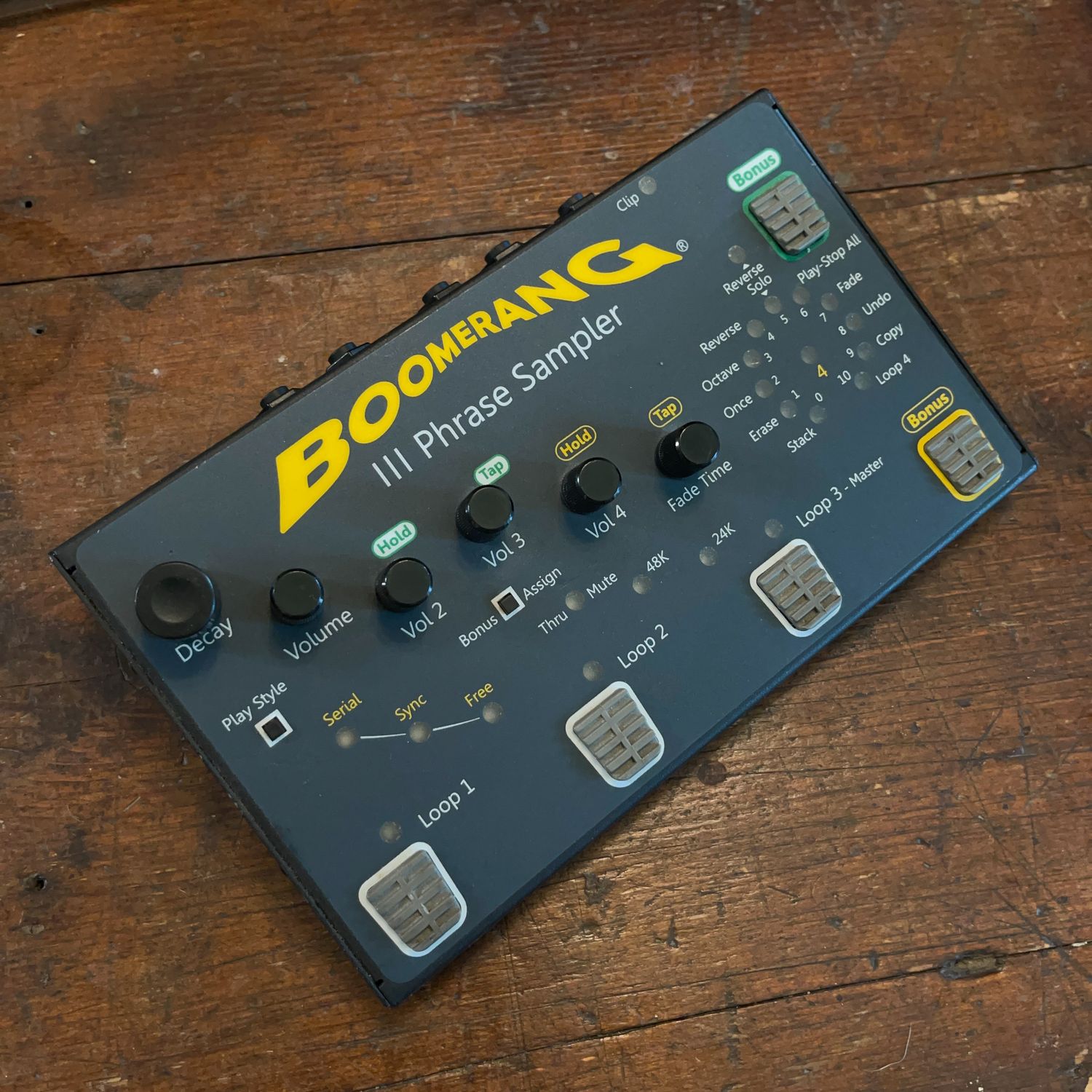 2010s Boomerang III Phrase Sampler/Looper Pedal