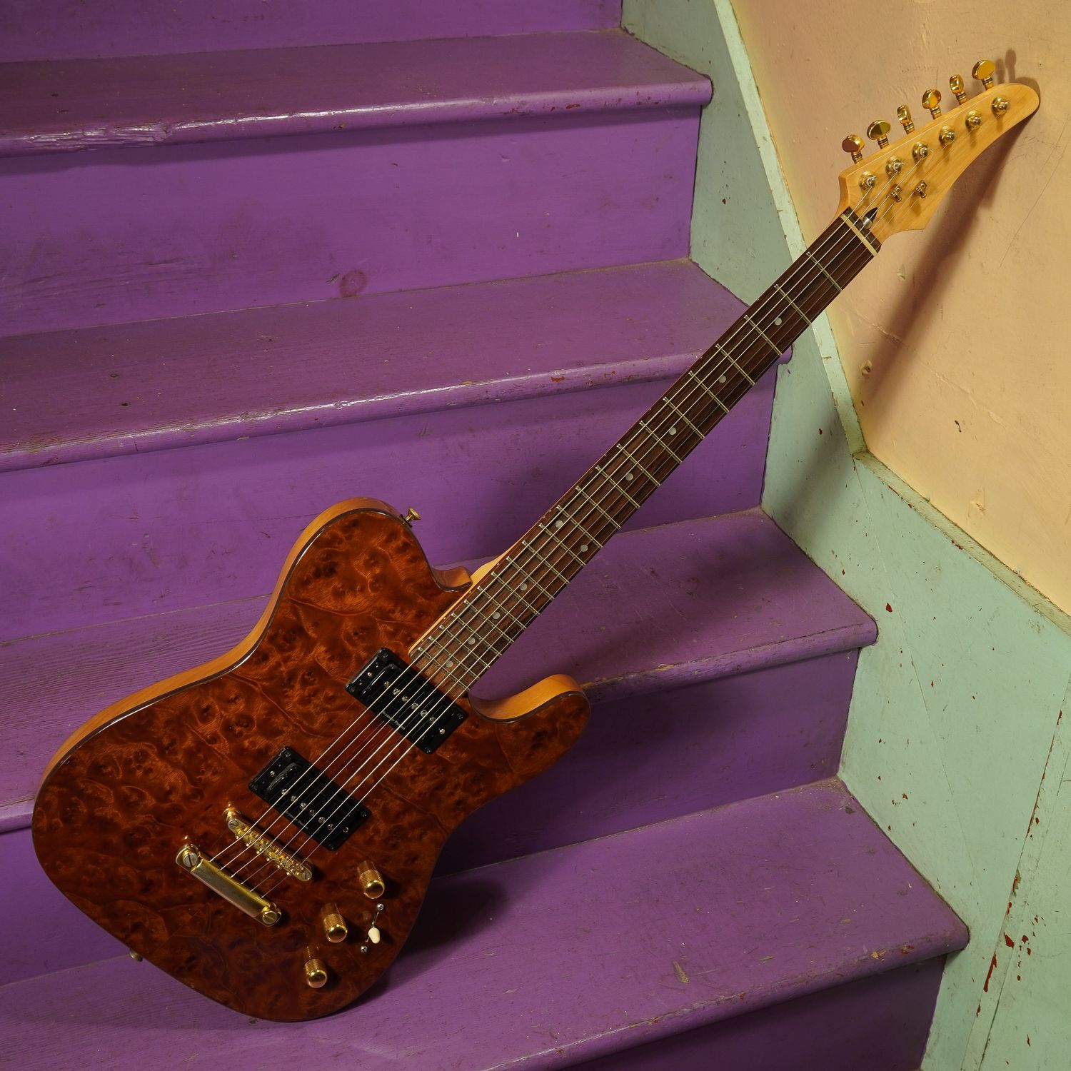 1990s Samick Artist Series Modded Tele-Style Electric Guitar