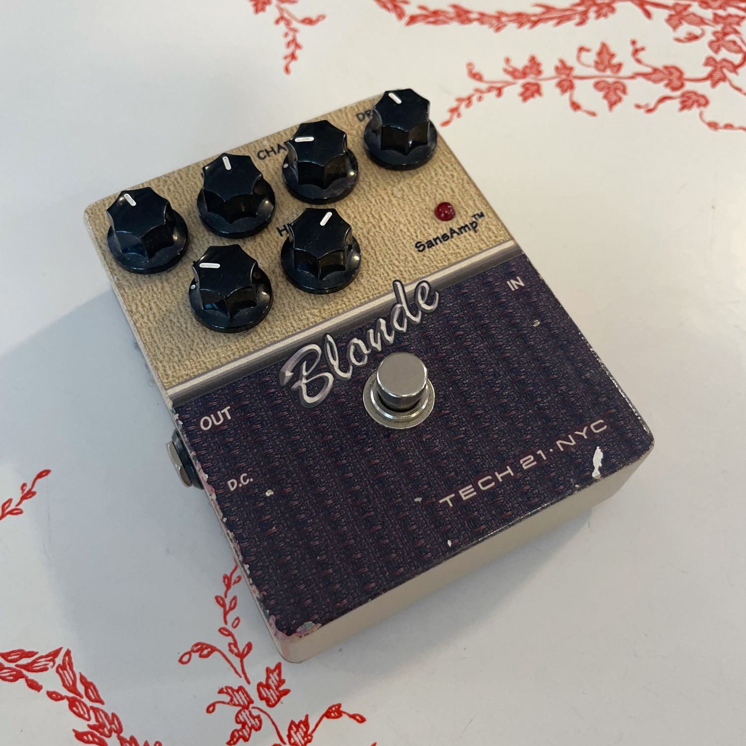 2010s Tech 21 SansAmp Blonde &quot;Character Series&quot; Amp Emulator Pedal