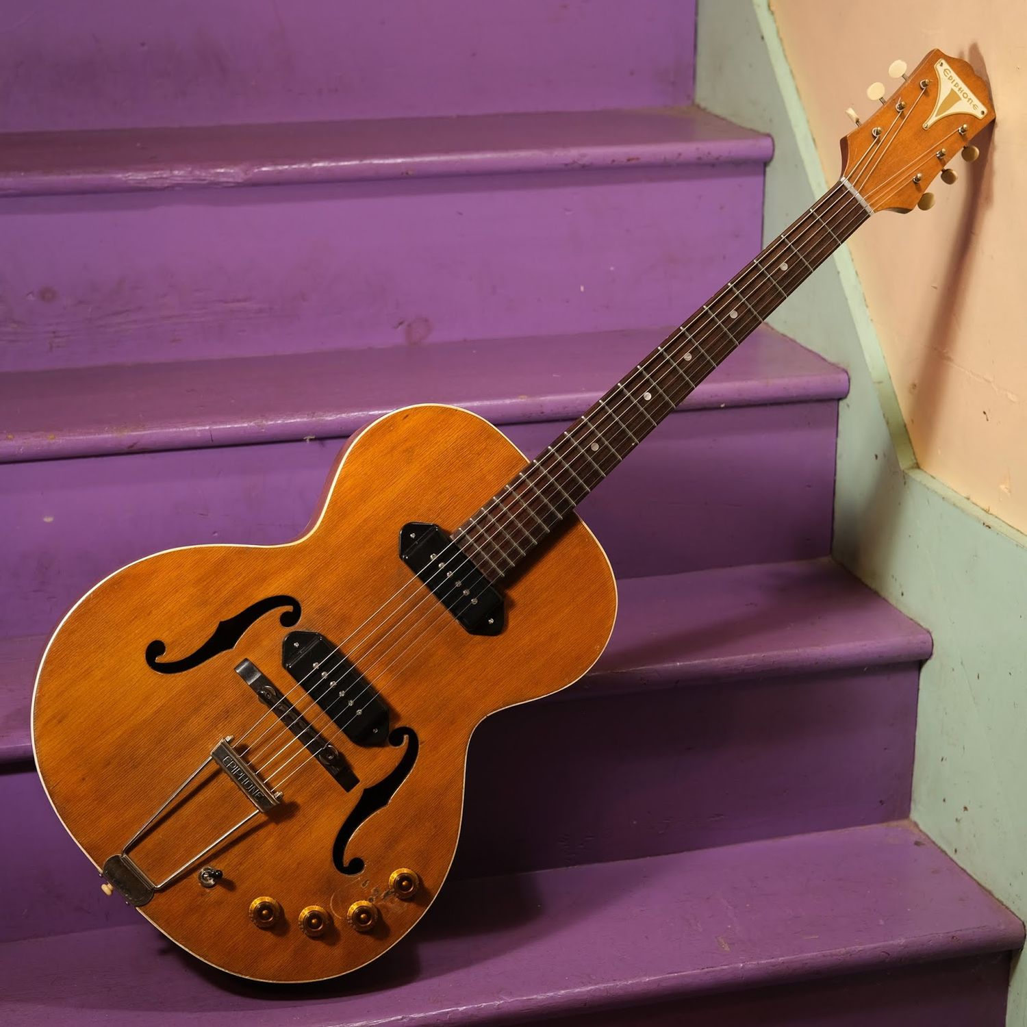 1941 Epiphone Coronet Modded Hollowbody Electric Guitar