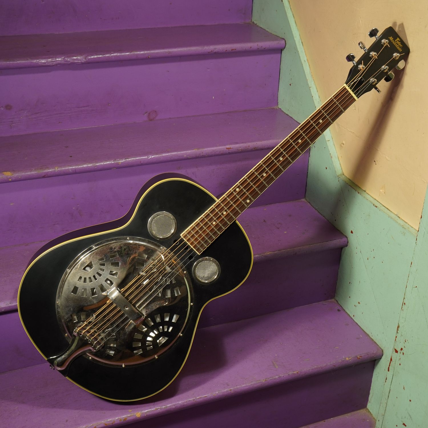2010s Tyler Mountain Dobro-Style Resonator Guitar (In-Story Only)