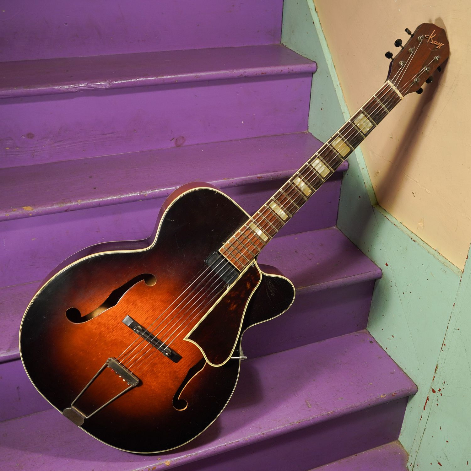 1950s Kay Electrified Jumbo Archtop Guitar