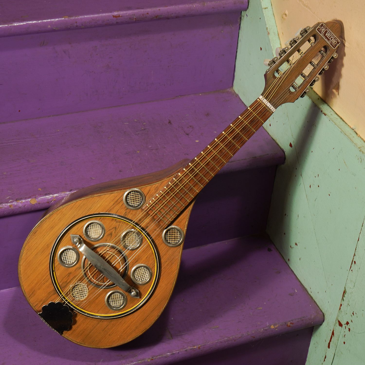 1960s Del Vecchio Dinamico Resonator Mandolin