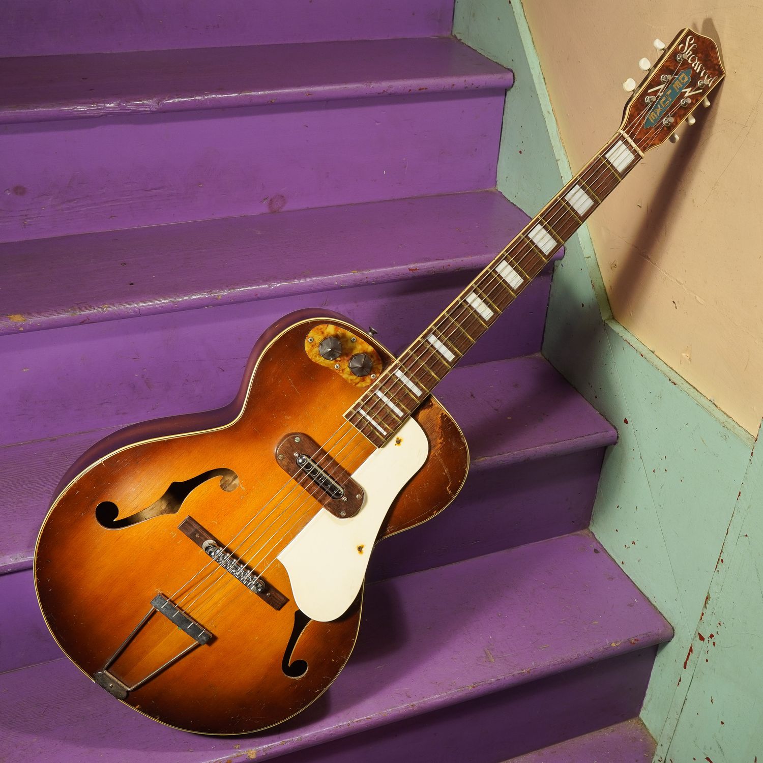 1940s Sherwood (Kay) Hollowbody Electric Guitar
