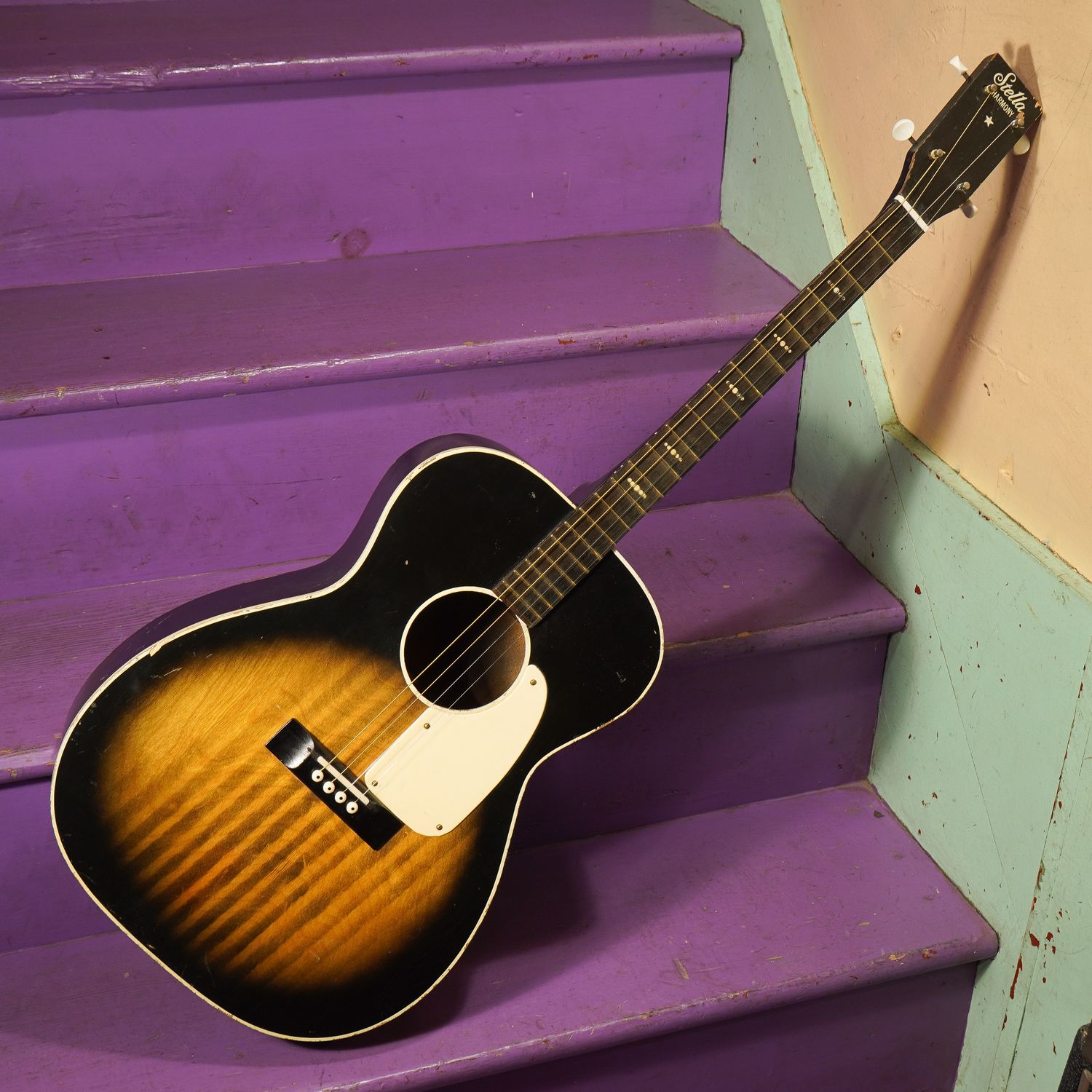 1960s Harmony Stella H929T Tenor Guitar