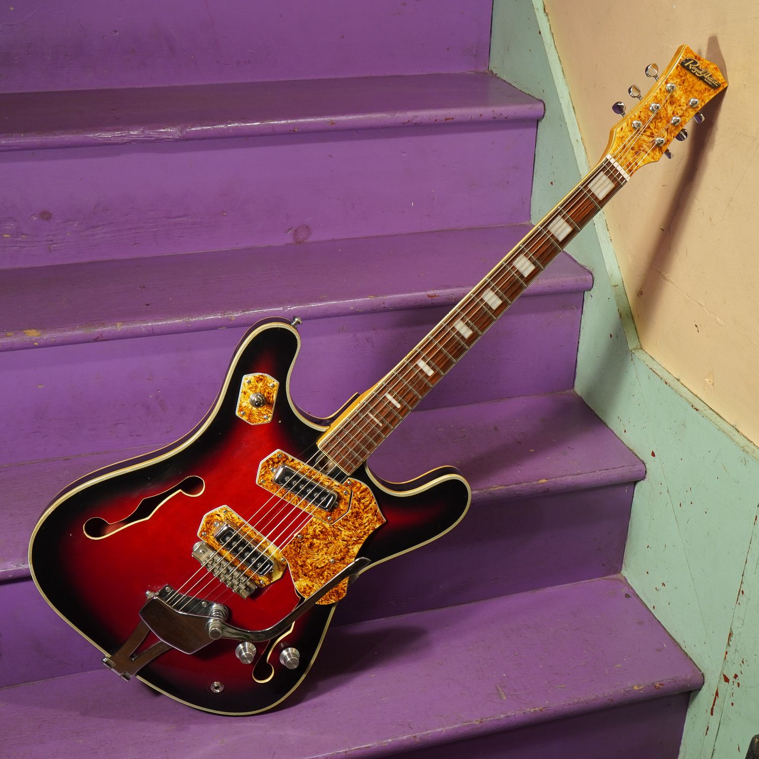 1960s Bruno Royal Artist Hollowbody Electric Guitar