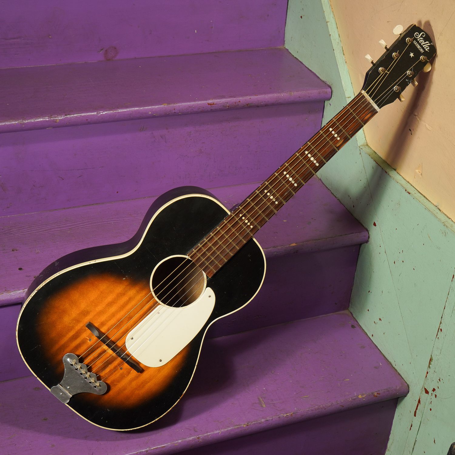1970 Harmony Stella H929-3/4 Terz Guitar