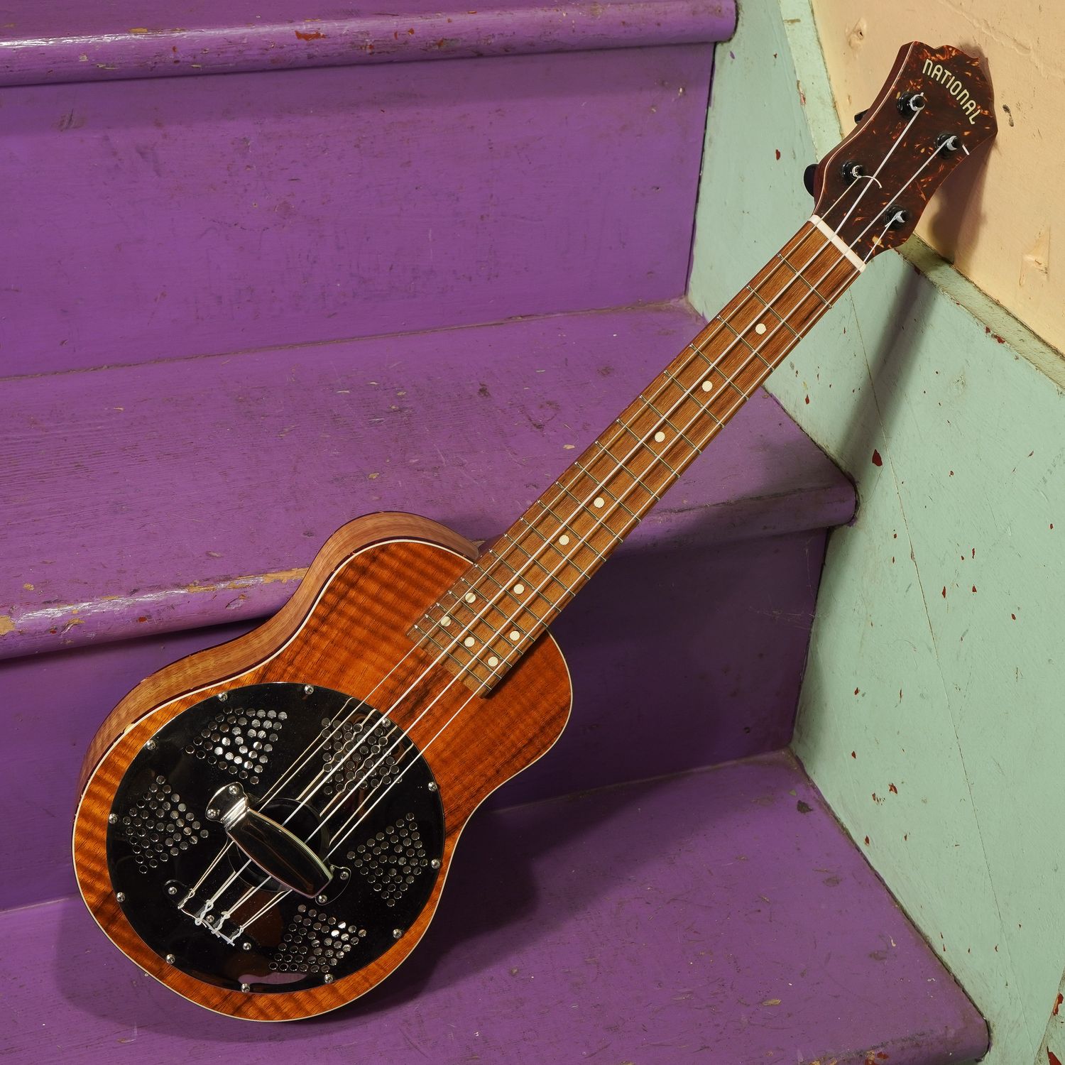 2016 National Koa Concert Resonator Ukulele
