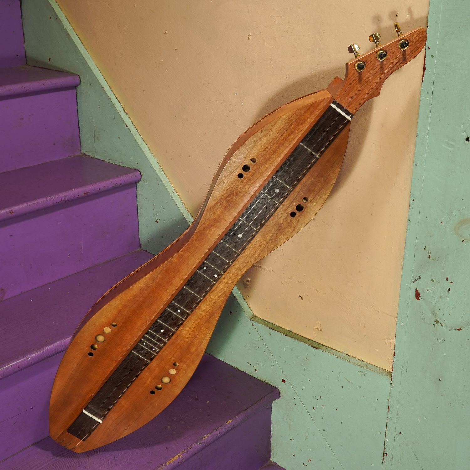 2018 Modern Mountain Dulcimer Resonator-Back Appalachian Dulcimer