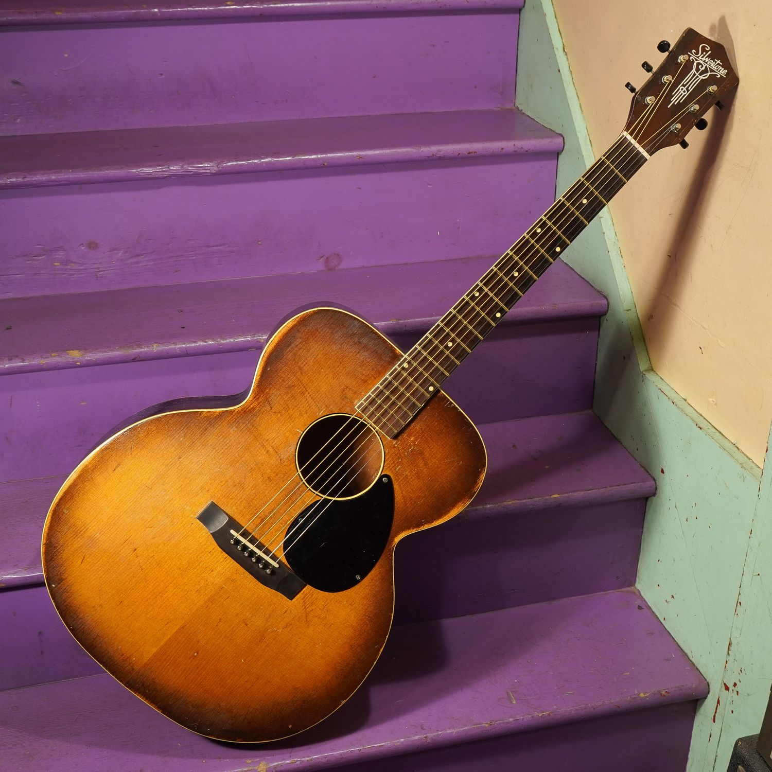 1950s Silvertone (Kay) Jumbo Guitar