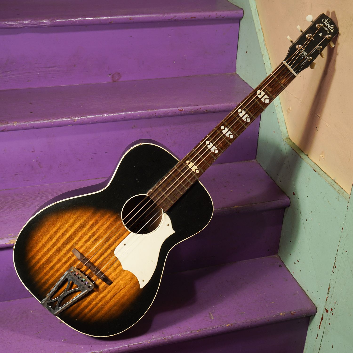 1970 Harmony H929 Stella Parlor Guitar