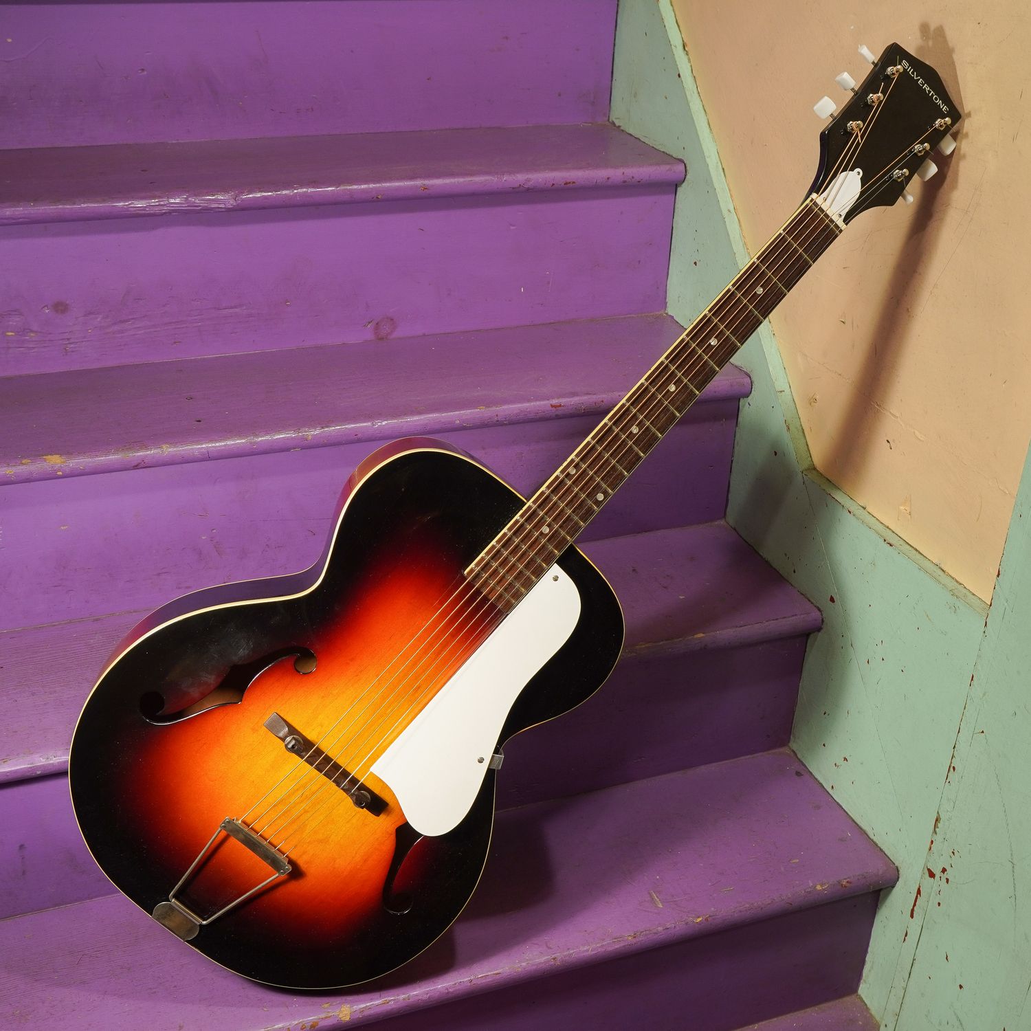 1960s Silvertone (Kay) Archtop Guitar
