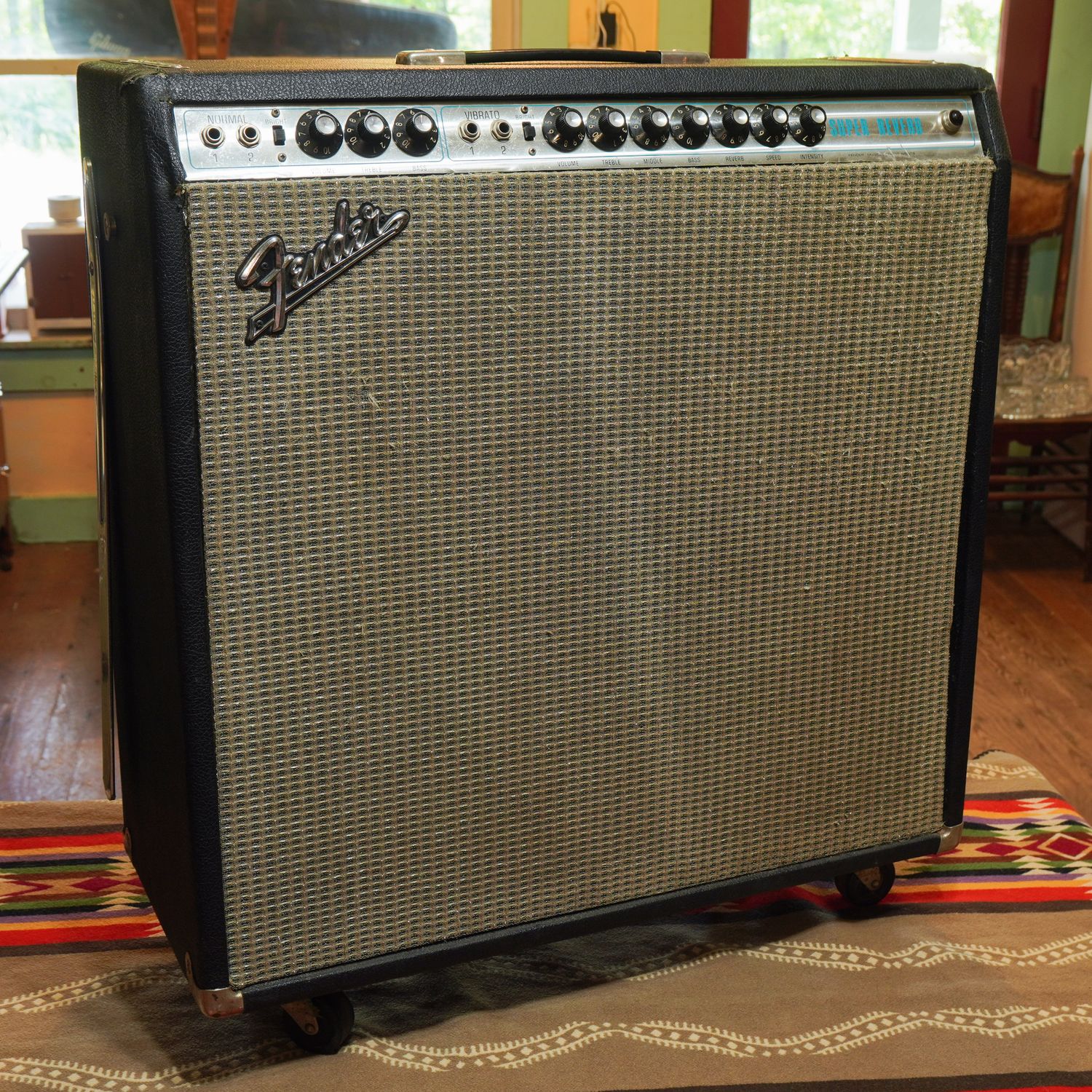 1972 Fender Super Reverb 40w 4x10&quot; Tube Amp Combo