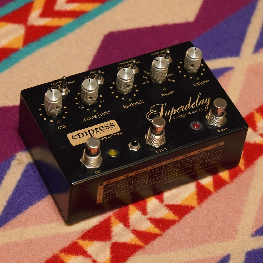2010s Empress Vintage Modified Superdelay Pedal