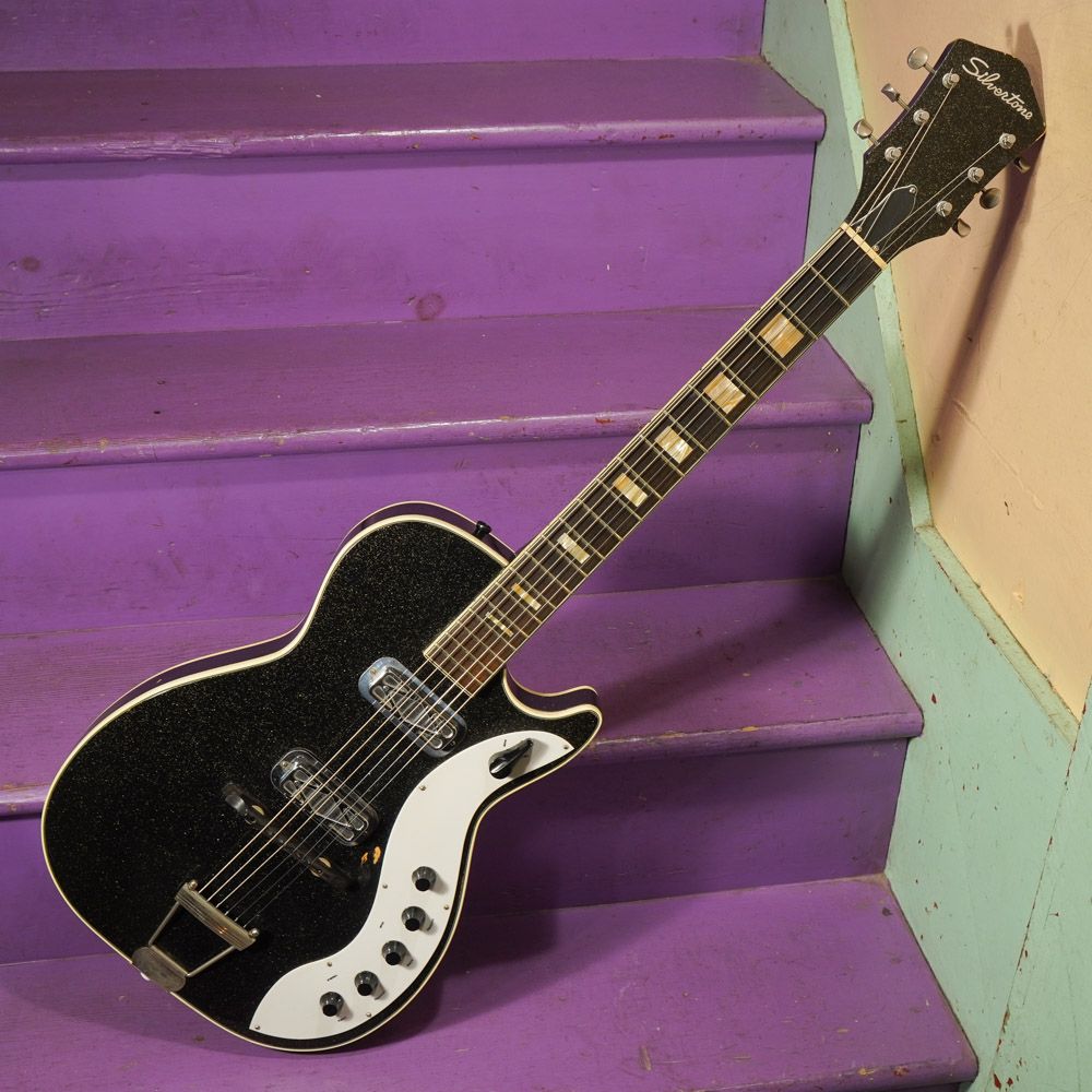 1960s Silvertone 1423 (Harmony Jupiter) Semihollow Electric Guitar