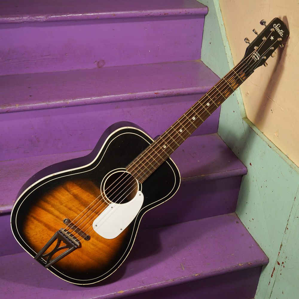 1962 Harmony H929 Stella Parlor Guitar