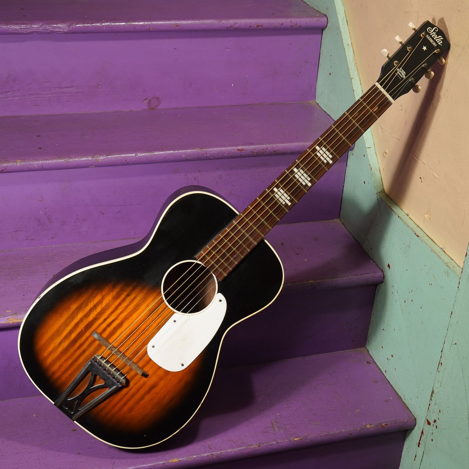 1966 Harmony H929 Stella Parlor Guitar