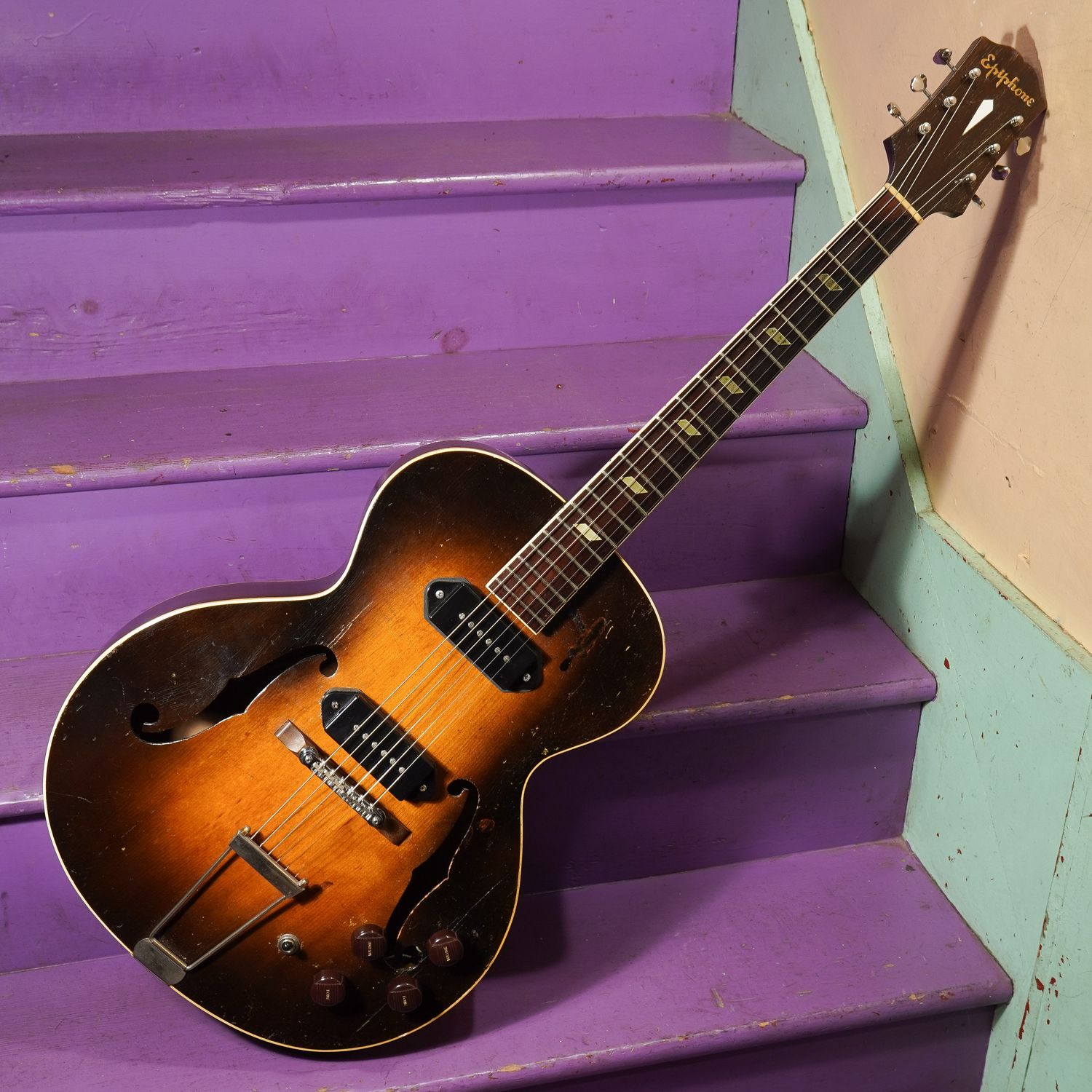 1946 Epiphone Blackstone Electrified Archtop Guitar 1946 Epiphone Blackstone Electrified Archtop Guitar