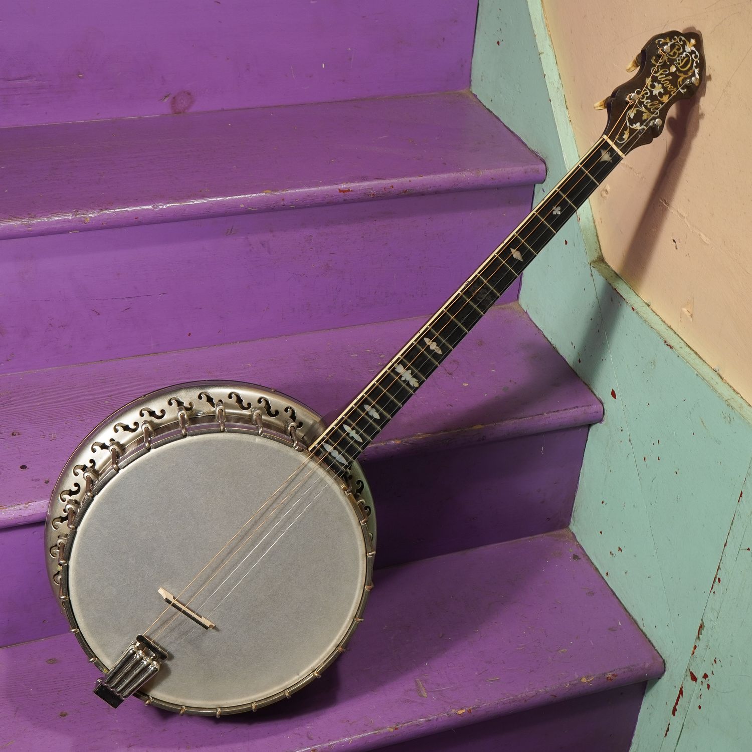1920s Bacon & Day Silver Bell Resonator Tenor Banjo 1920s Bacon & Day Silver Bell Resonator Tenor Banjo