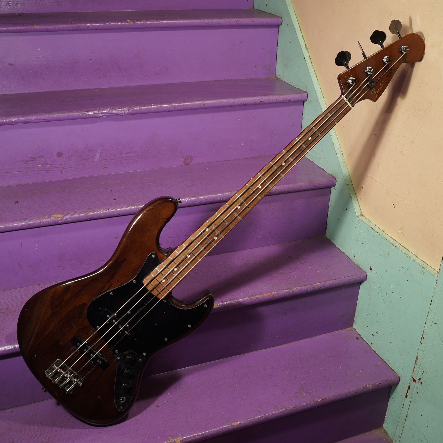 2013 Fender Japan Walnut Jazz Bass Electric Bass Guitar 2013 Fender Japan Walnut Jazz Bass Electric Bass Guitar
