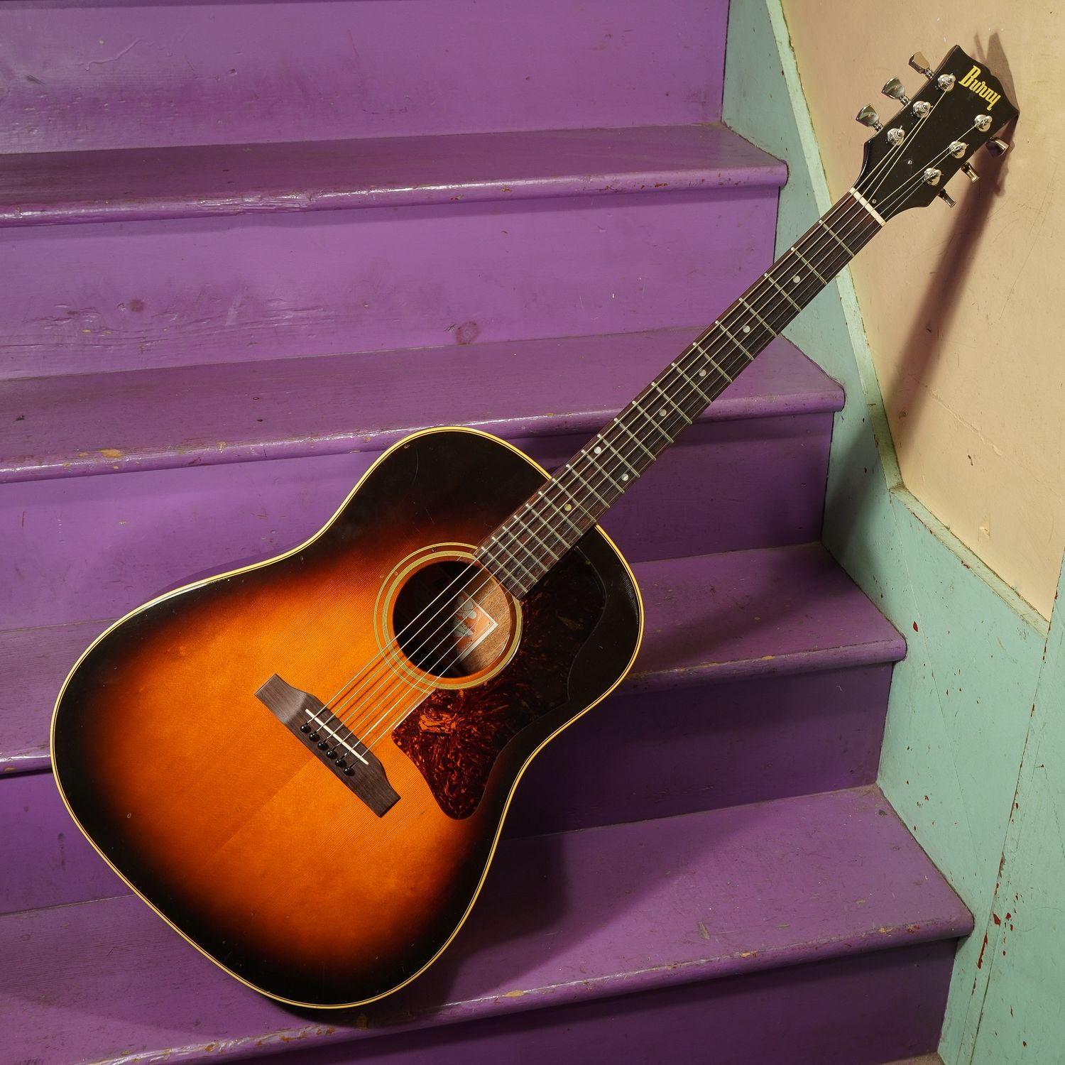 1970s Burny (Fernandes) BJ-60 Slope Dreadnought Guitar 1970s Burny (Fernandes) BJ-60 Slope Dreadnought Guitar