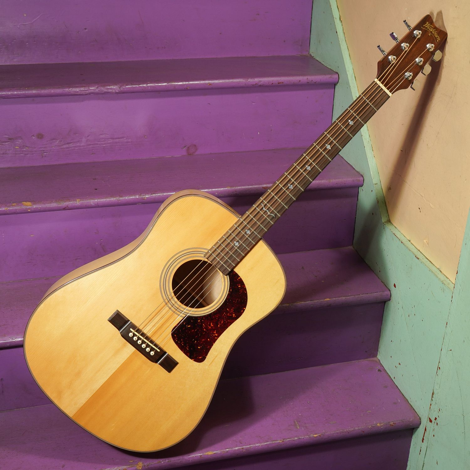 1992 Washburn D-20S Dreadnought Acoustic Guitar