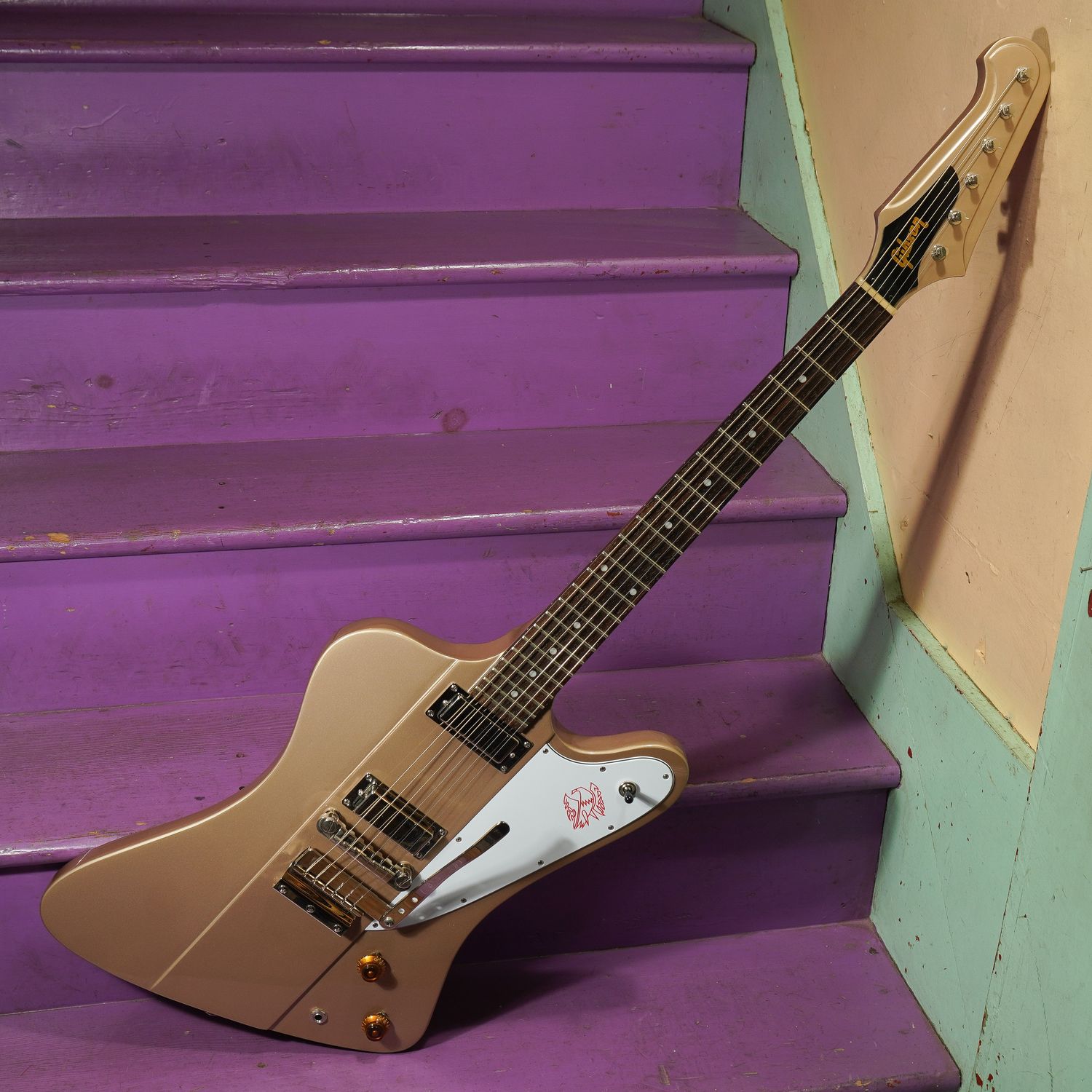 2016 Epiphone Joe Bonamassa Treasure Firebird I Electric Guitar w/Big Upgrades 2016 Epiphone Joe Bonamassa Treasure Firebird I Electric Guitar w/Big Upgrades