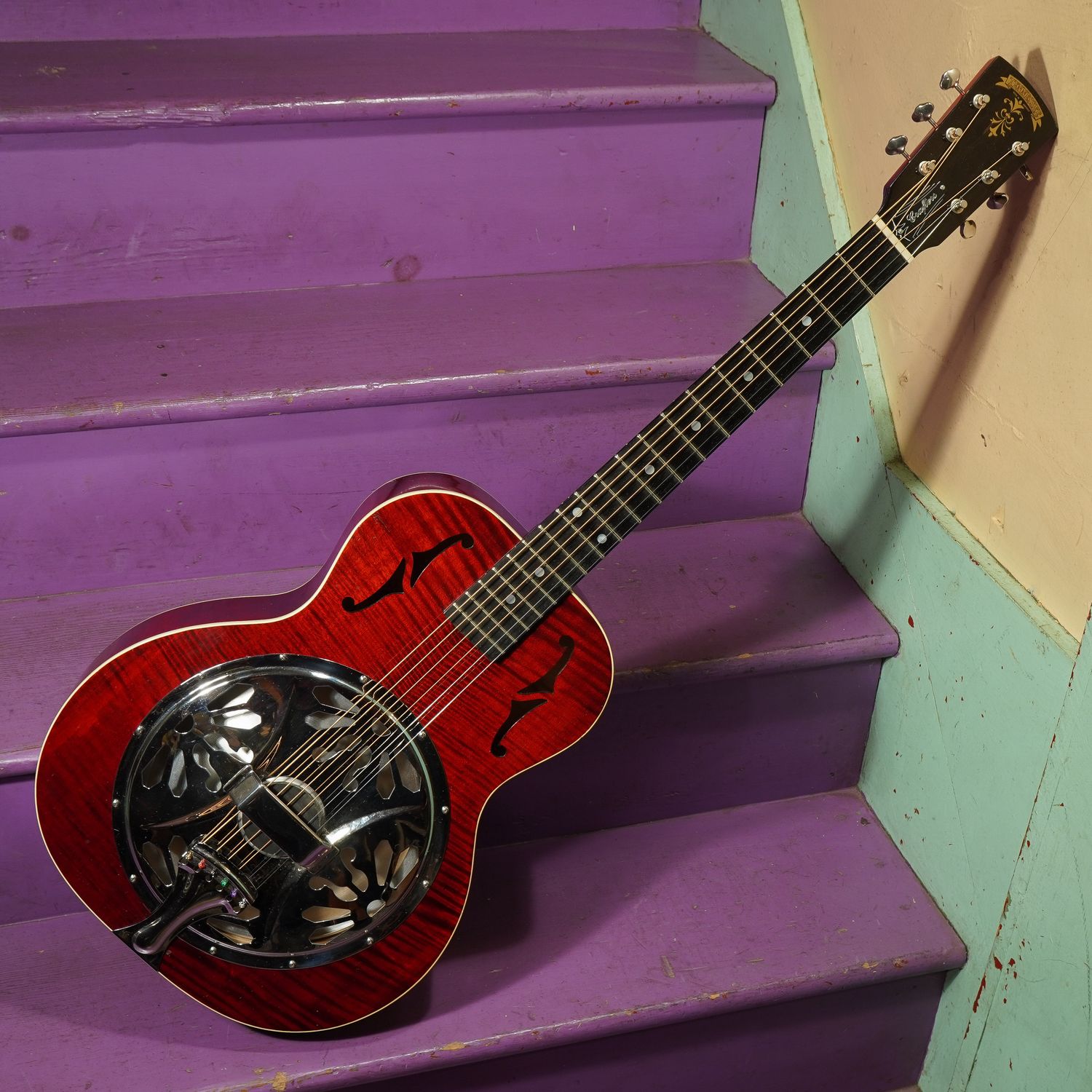 2000s Crafters of Tennessee Blues Woodbody Resonator Guitar 2000s Crafters of Tennessee Blues Woodbody Resonator Guitar