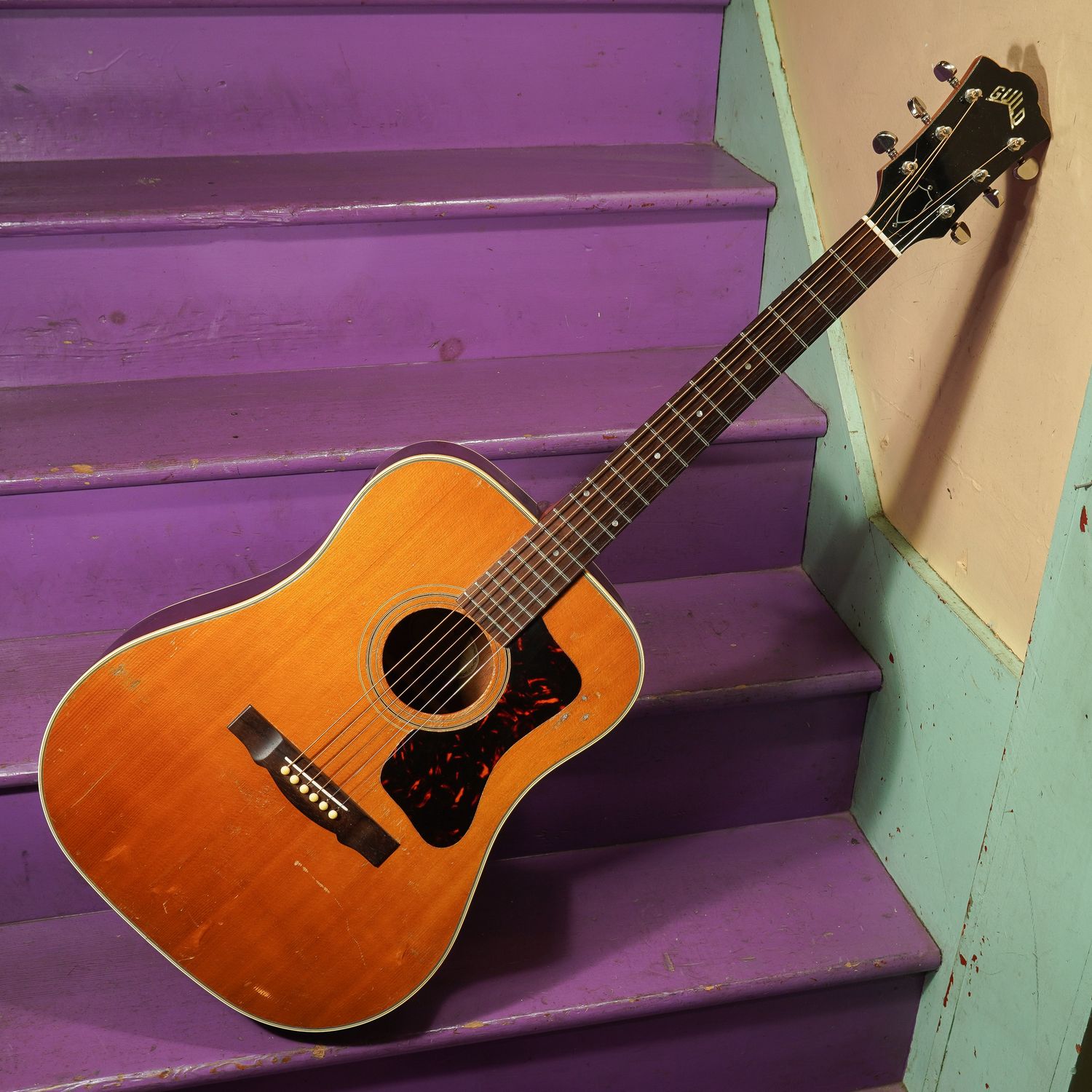1965 Guild D40 Dreadnought Acoustic Guitar