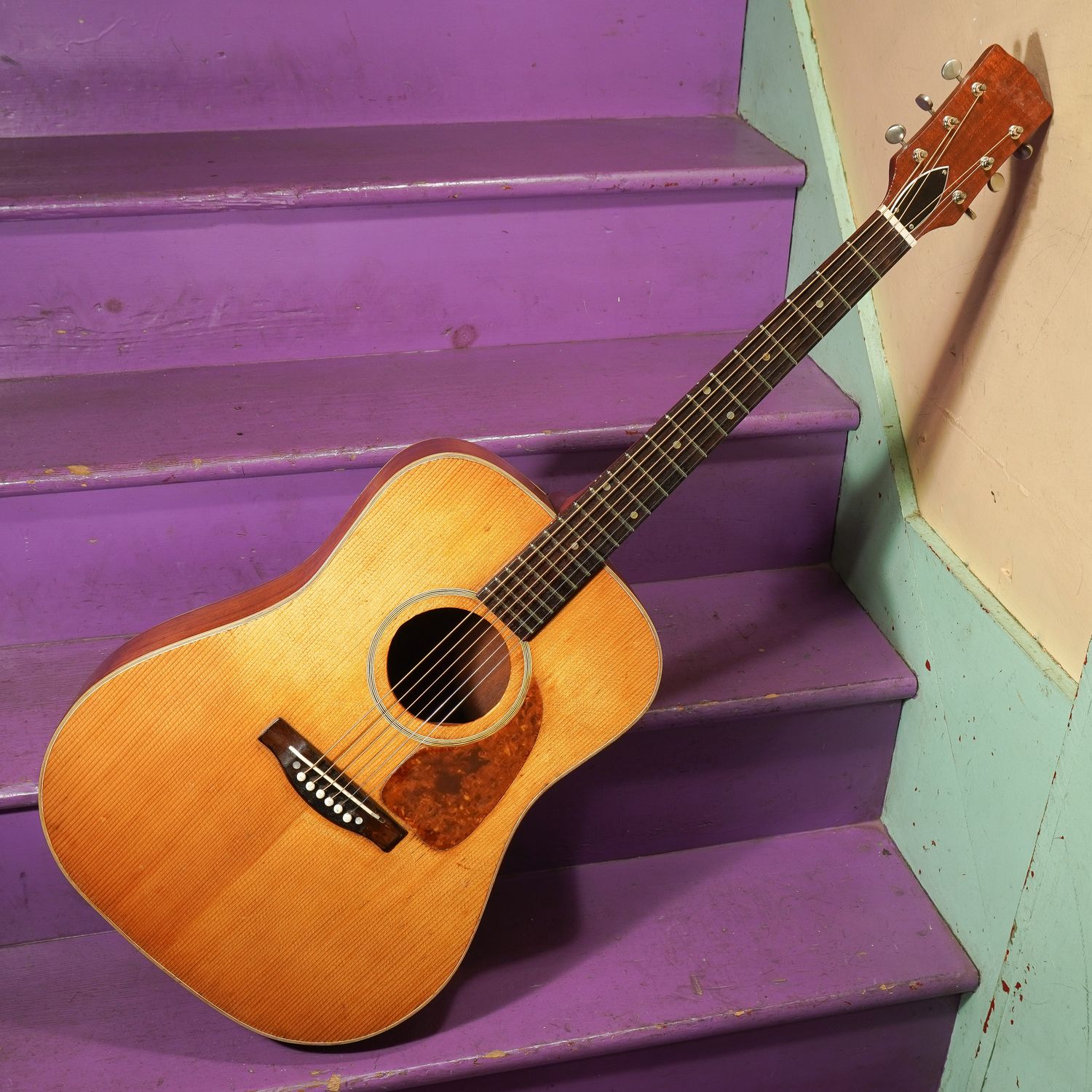 1950s United-Made Thin-Depth Dreadnought Guitar