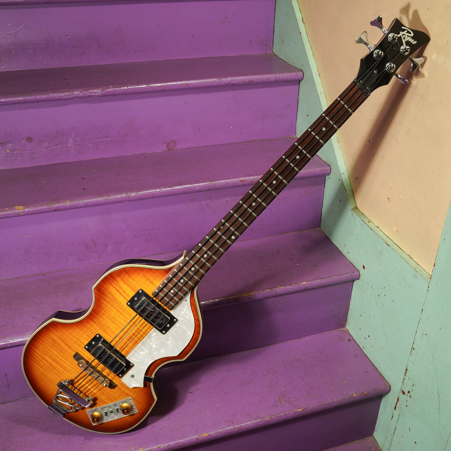 2010s Rogue VB100 “Beatle” Hollowbody Electric Bass Guitar (In-Store Only) 2010s Rogue VB100 “Beatle” Hollowbody Electric Bass Guitar (In-Store Only)