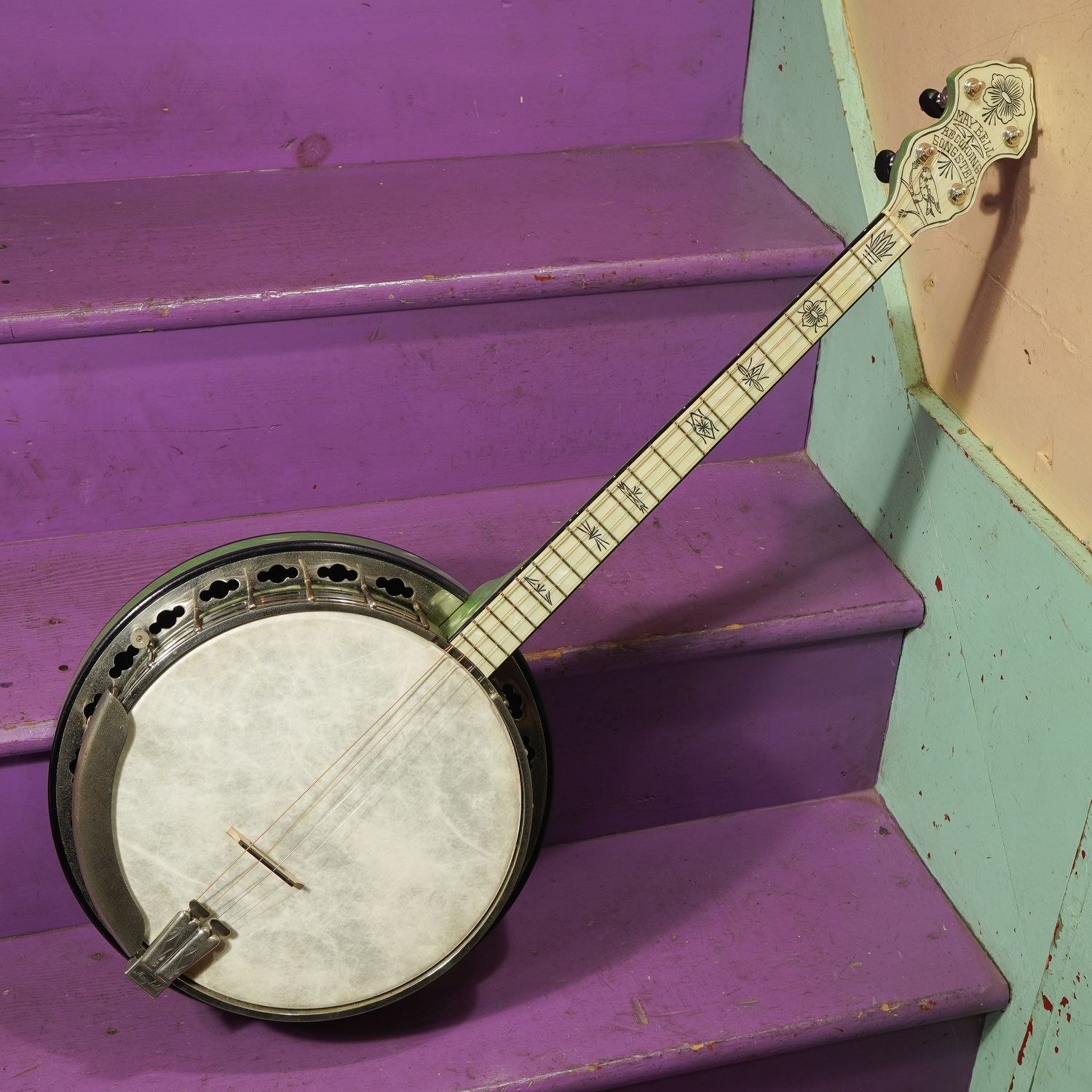 1920s Slingerland MayBell Recording Songster Resonator Tenor Banjo