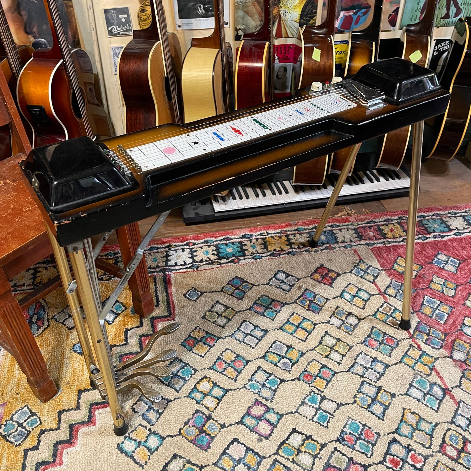 1950s Harlin Brothers Multi-Kord 8-String Pedal Steel Guitar