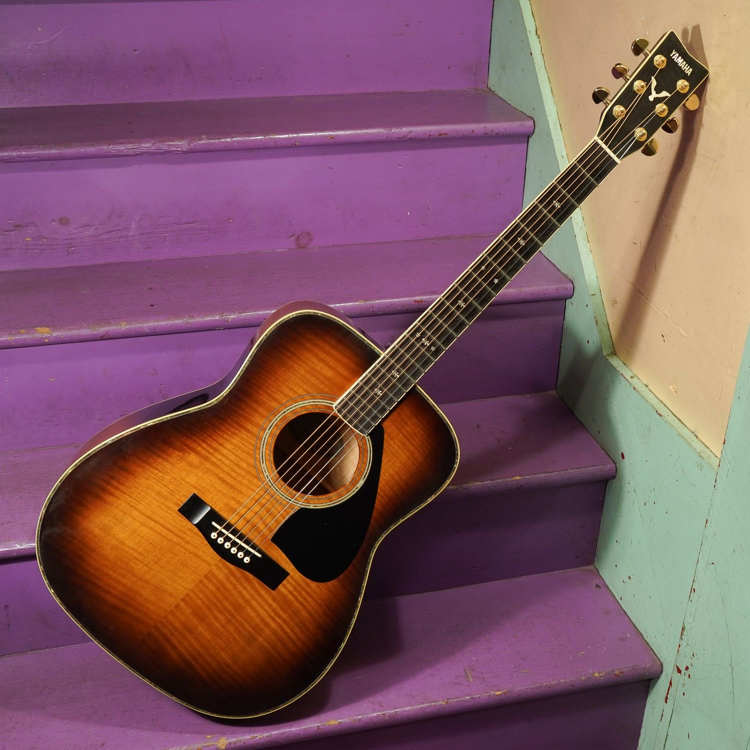 1980s Yamaha FG-465 Jumbo Guitar