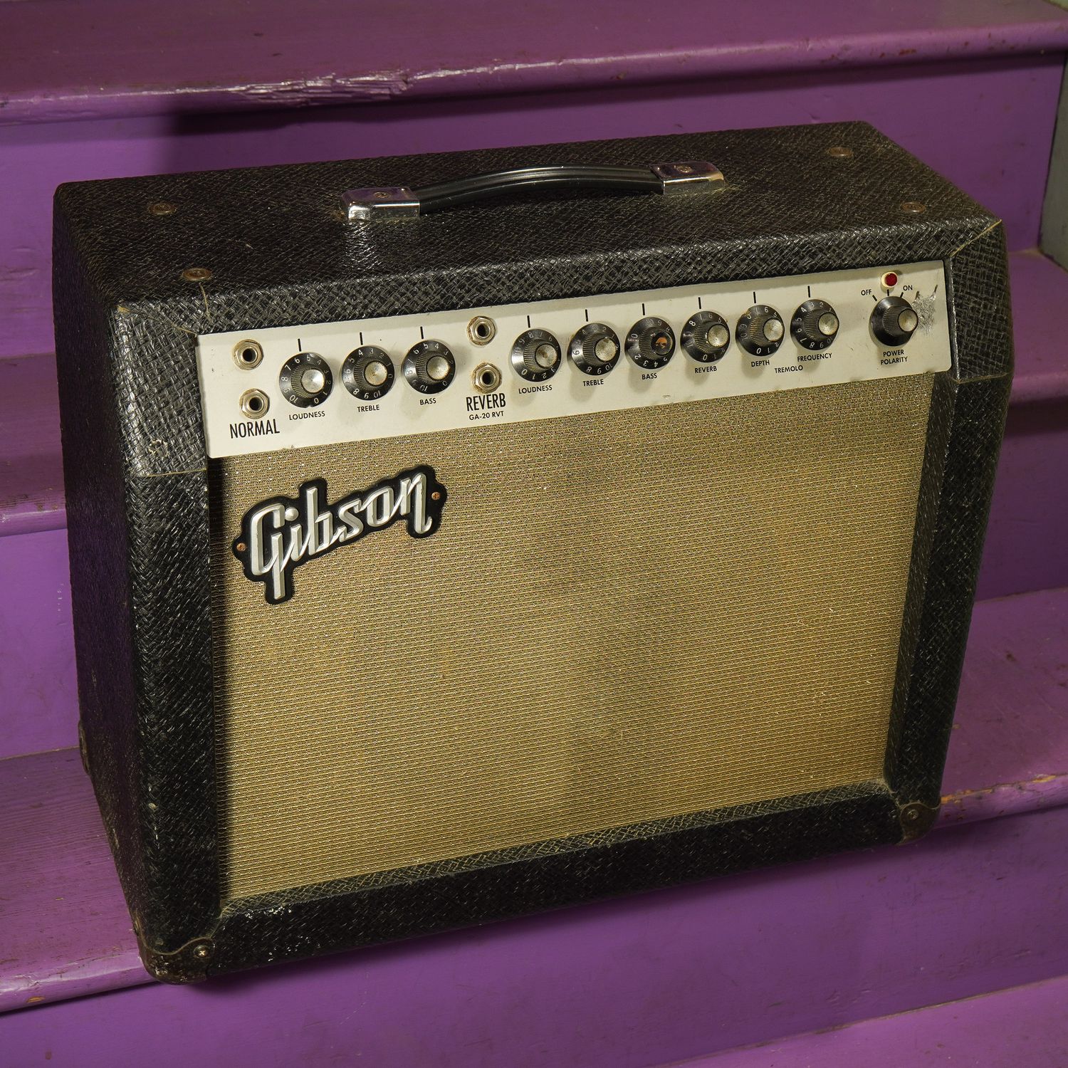 1960s Gibson GA-20 RVT Minuteman 15w 1x12" Tube Amp Combo